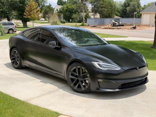Black 2021 Tesla Model S Long Range