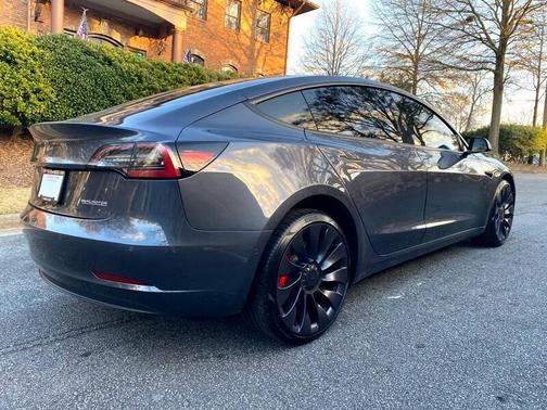 Silver 2021 Tesla Model 3 Performance