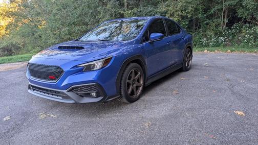 Blue 2022 Subaru WRX Premium