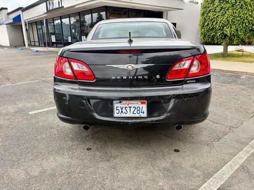Black 2008 Chrysler Sebring Limited