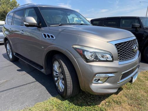 Beige 2015 INFINITI QX80 Base