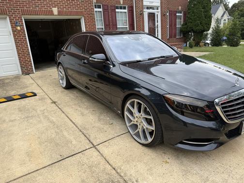 Blue 2015 Mercedes-Benz S-Class S 550 4MATIC