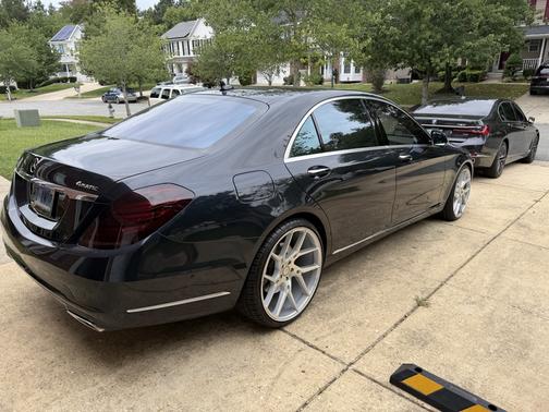 Blue 2015 Mercedes-Benz S-Class S 550 4MATIC