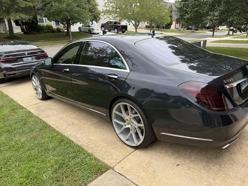 Blue 2015 Mercedes-Benz S-Class S 550 4MATIC