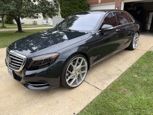 Blue 2015 Mercedes-Benz S-Class S 550 4MATIC