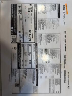 Black 2024 Cadillac CT5-V Blackwing