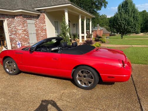 Red 2003 Ford Thunderbird Deluxe