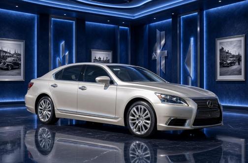 Gold 2015 Lexus LS 460 Base