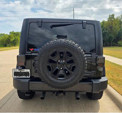 Black 2015 Jeep Wrangler Willys Wheeler