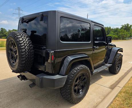 Black 2015 Jeep Wrangler Willys Wheeler
