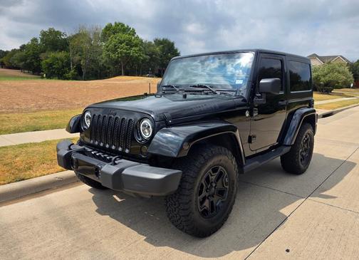 Black 2015 Jeep Wrangler Willys Wheeler
