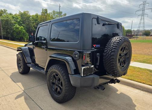 Black 2015 Jeep Wrangler Willys Wheeler