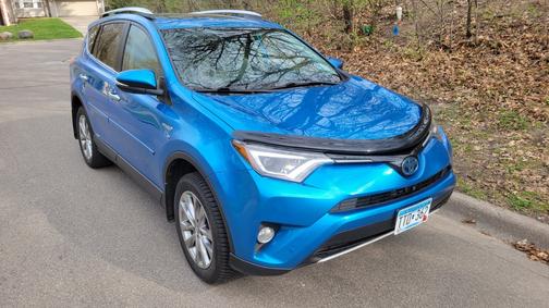 Blue 2016 Toyota RAV4 Hybrid Limited