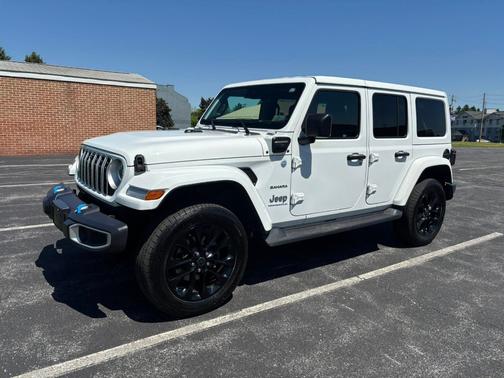 White 2024 Jeep Wrangler 4xe Sahara