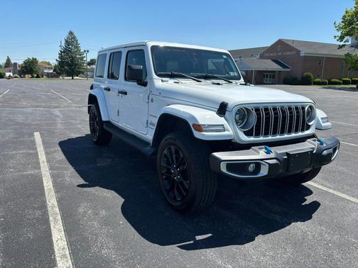 White 2024 Jeep Wrangler 4xe Sahara