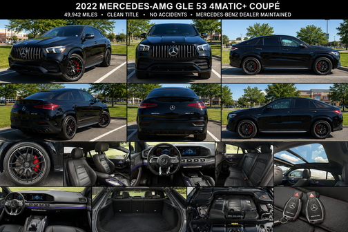 Black 2022 Mercedes-Benz AMG GLE 53 4MATIC Coupe