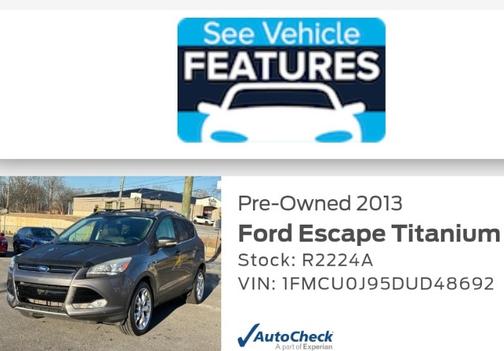 2013 Ford Escape Titanium