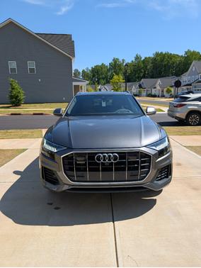 Gray 2023 Audi Q8 55 Prestige