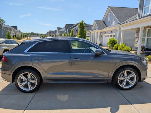 Gray 2023 Audi Q8 55 Prestige
