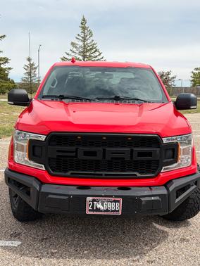 Red 2018 Ford F-150 Lariat
