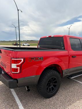 Red 2018 Ford F-150 Lariat