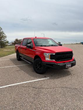Red 2018 Ford F-150 Lariat