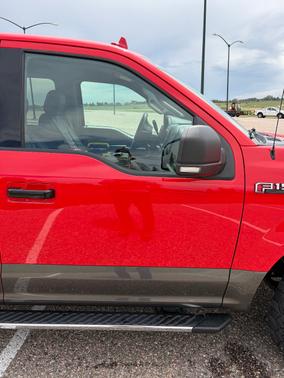 Red 2018 Ford F-150 Lariat