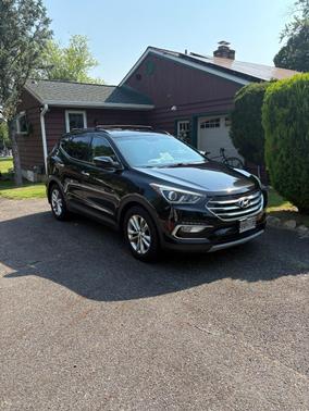 Black 2018 Hyundai Santa Fe Sport 2.0L Turbo