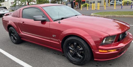 Red 2005 Ford Mustang GT