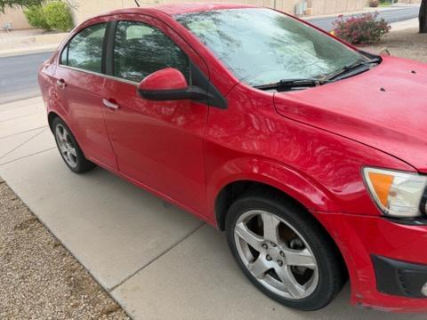 Red 2014 Chevrolet Sonic LTZ