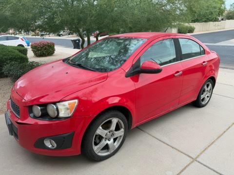 Red 2014 Chevrolet Sonic LTZ