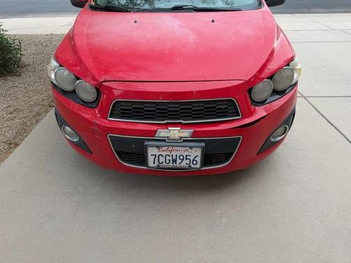 Red 2014 Chevrolet Sonic LTZ