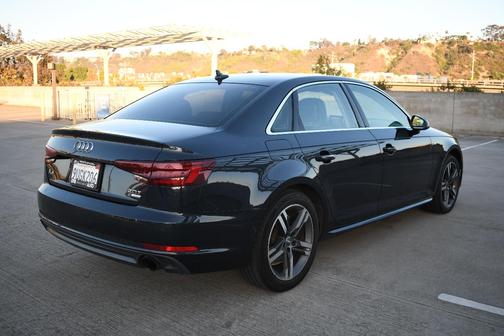 Blue 2018 Audi A4 2.0T ultra Premium