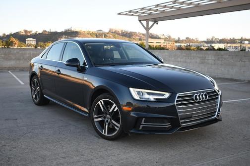 Blue 2018 Audi A4 2.0T ultra Premium
