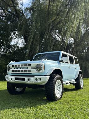 Blue 2025 Ford Bronco Heritage Edition