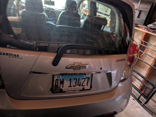 Silver 2013 Chevrolet Spark 2LT