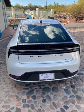 White 2026 Toyota Prius Plug-In Hybrid Nightshade
