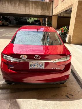 Red 2017 Lexus ES 350 Base