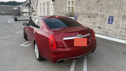 Red 2015 Cadillac CTS 3.6L Luxury