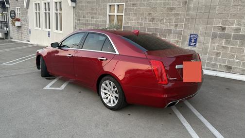 Red 2015 Cadillac CTS 3.6L Luxury