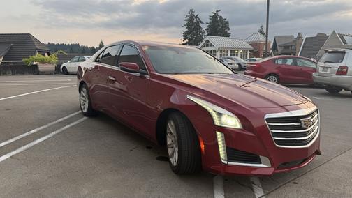 Red 2015 Cadillac CTS 3.6L Luxury