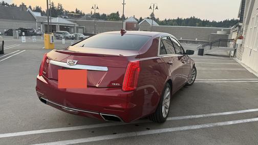 Red 2015 Cadillac CTS 3.6L Luxury