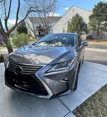 Gray 2017 Lexus RX 350 F Sport