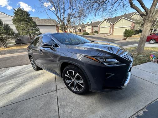 Gray 2017 Lexus RX 350 F Sport