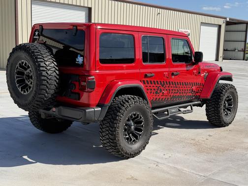 Red 2020 Jeep Wrangler Unlimited Sahara
