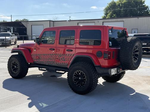 Red 2020 Jeep Wrangler Unlimited Sahara