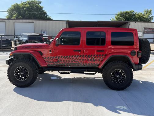 Red 2020 Jeep Wrangler Unlimited Sahara