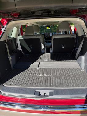 Red 2021 Toyota Highlander Platinum