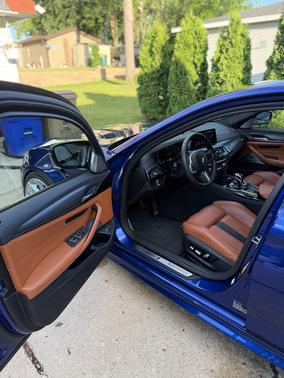 Blue 2020 BMW M5 Competition