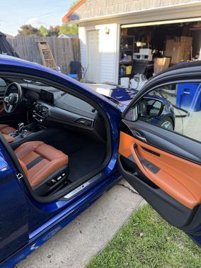 Blue 2020 BMW M5 Competition